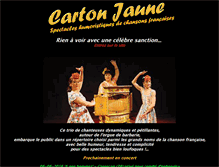 Tablet Screenshot of cartonjaune.fr